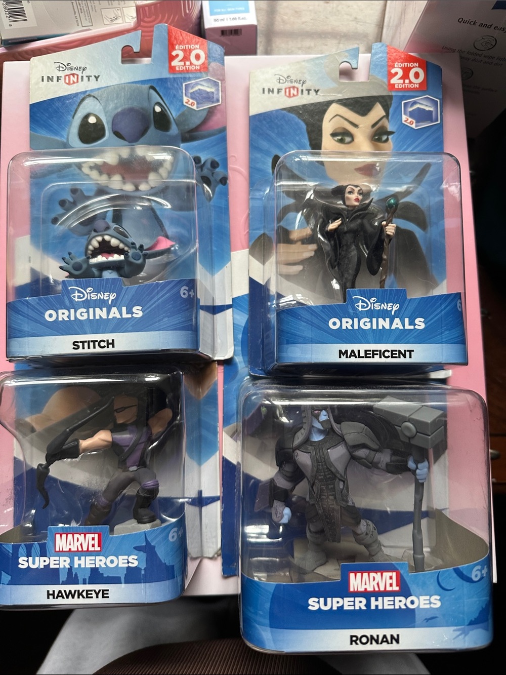 Disney Originals Toy Figure 4-Pack – Blue, Black & Purple Characters